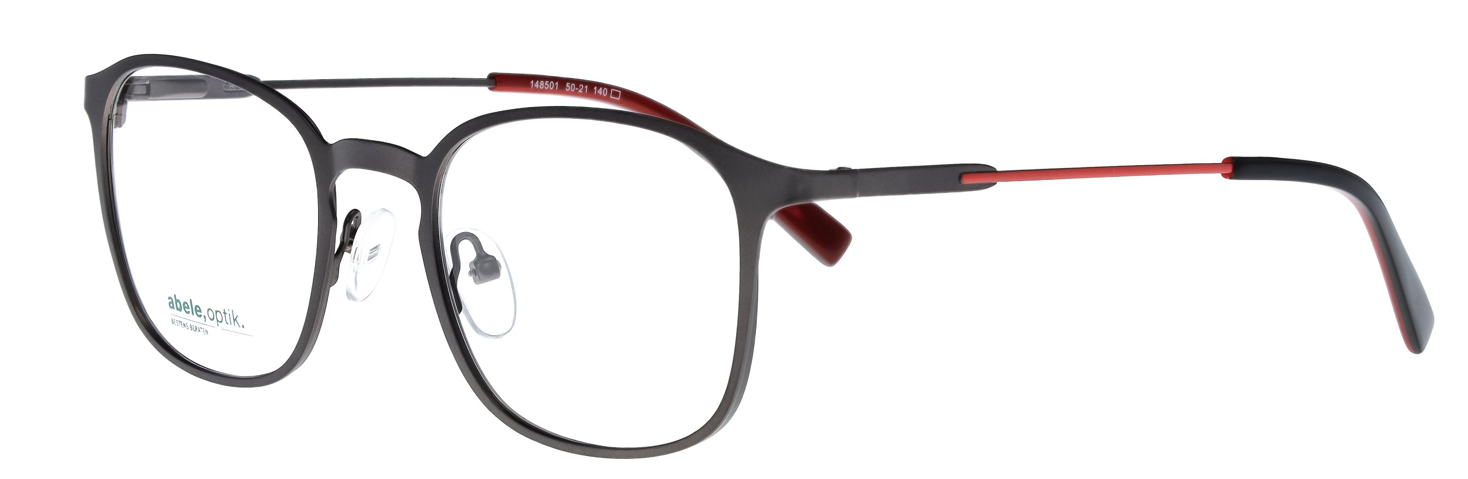 abele optik Brille für Herren in grau matt 148501