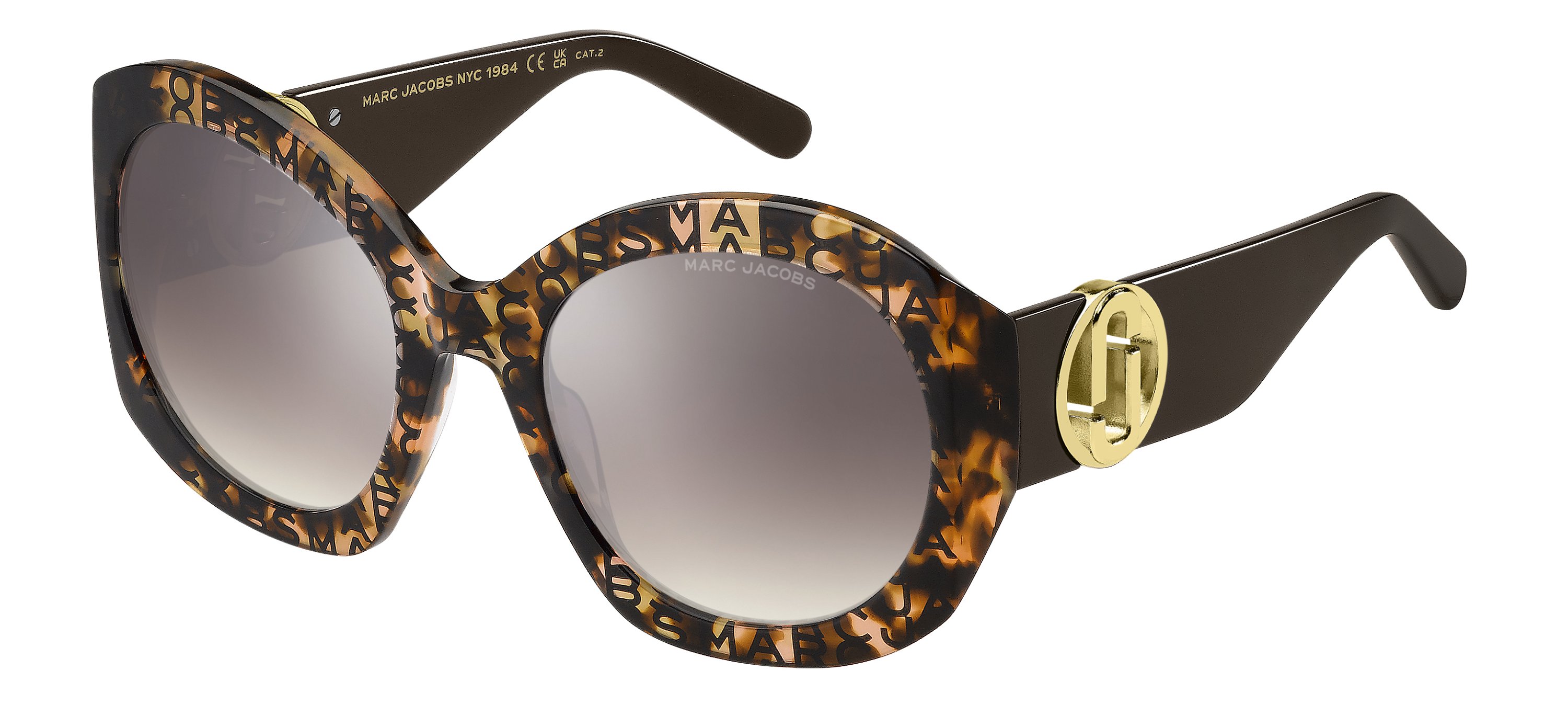 Das Bild zeigt die Sonnenbrille marc_722_s_HTP  von Marc Jacobs in pattern havana.