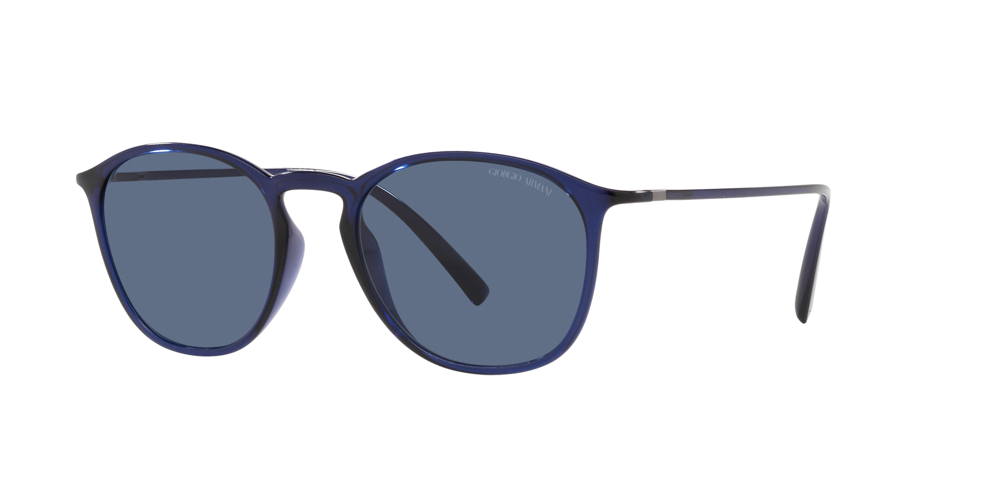 Giorgio Armani Sonnenbrille für Herren in Blau transparent AR8186U 600380 52