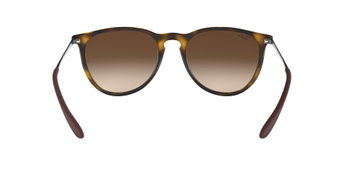 Das Bild zeigt die Sonnenbrille ERIKA RB4171 865/13 von der Marke Ray-Ban in havanna von hinten.