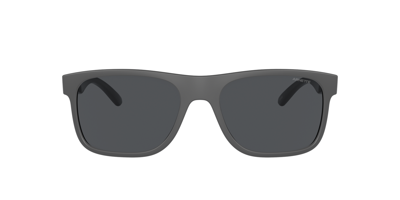 Das Bild zeigt die Sonnenbrille AN4341 287087 von der Marke Arnette in schwarz/grau.