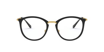 Das Bild zeigt die Korrektionsbrille RX7140 2000 von der Marke Ray Ban in schwarz/gold.