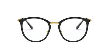 Das Bild zeigt die Korrektionsbrille RX7140 2000 von der Marke Ray Ban in schwarz/gold.