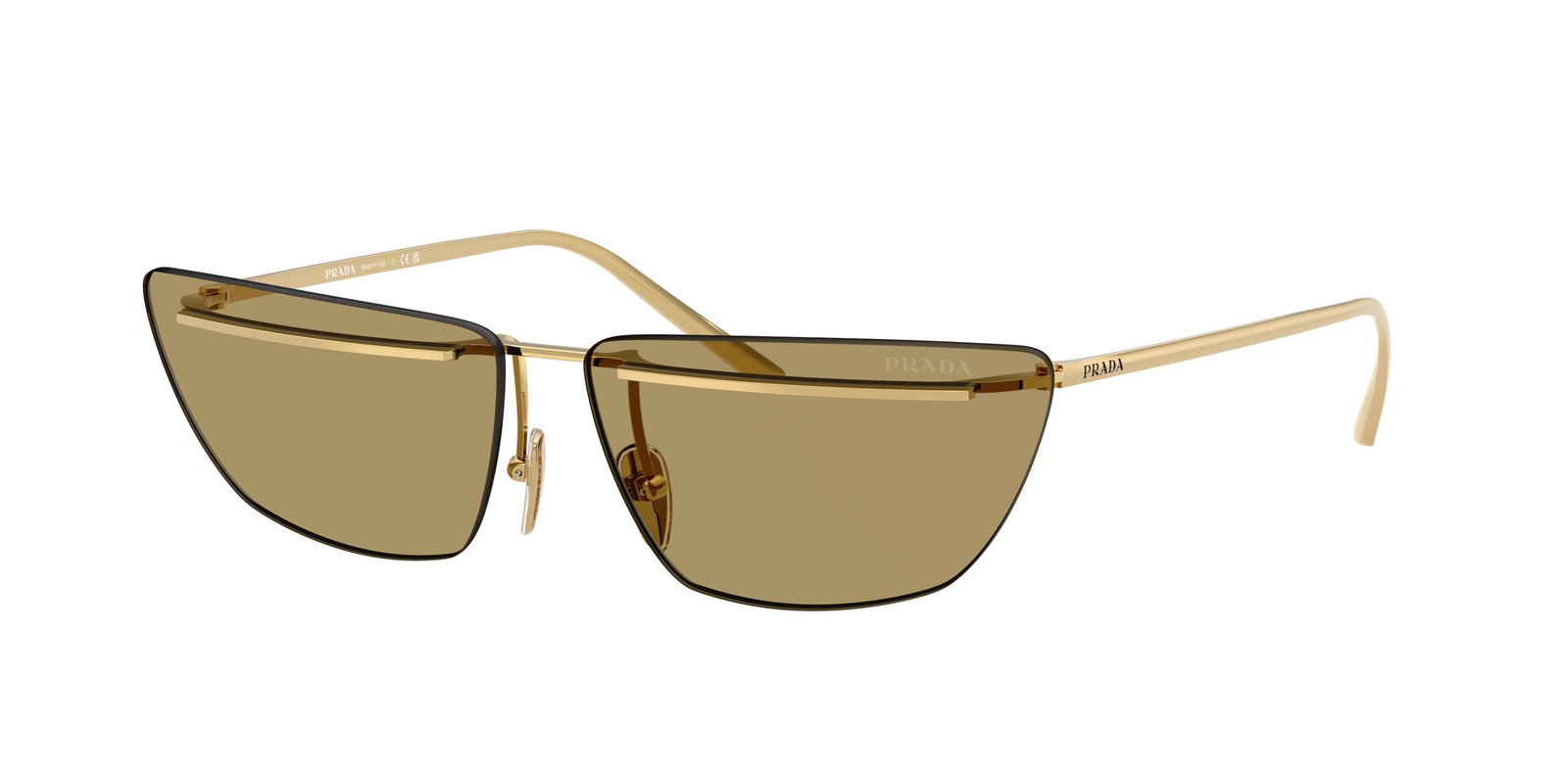 Prada Sonnenbrille für Damen in Gold PR C52S 5AK70G