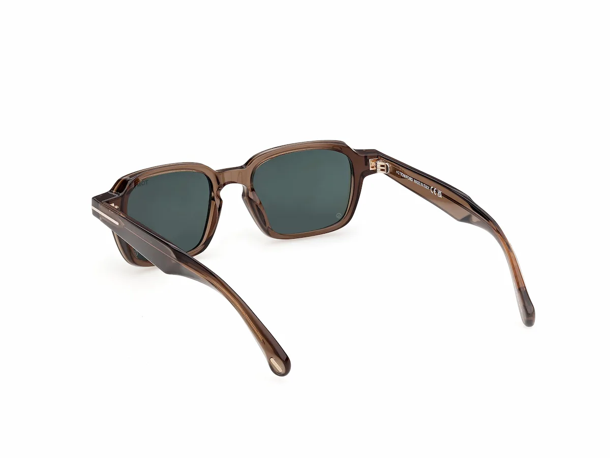 Zu sehen ist die Sonnenbrille FT1359 45N in Hellbraun von der Marke Tom Ford.