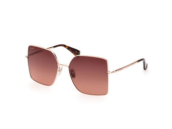 Das Bild zeigt die Sonnenbrille MM0062-H 50F von der Marke Max Mara in Rose Gold.