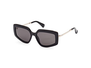 Das Bild zeigt die Sonnenbrille MM0069 01A von der Marke Max Mara in Schwarz.