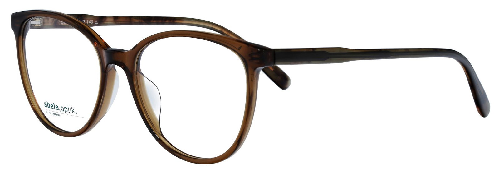 abele optik Brille für Damen in braun transparent 152951