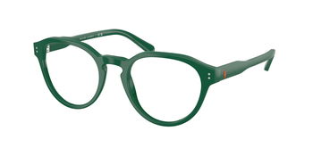 Das Bild zeigt die Korrektionsbrille 2233 von der Marke Polo in Grün.