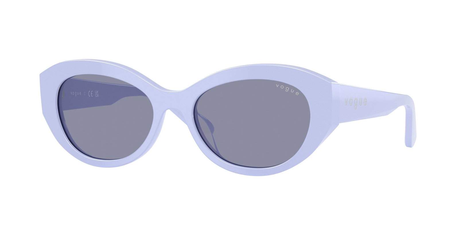 Das Bild zeigt die Sonnenbrille 0VO5659SU von Vogue in der Farbe Pastell Lila.