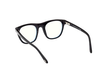Das Bild zeigt die Korrektionsbrille FT5895-B 001 von der Marke Tom Ford in schwarz.