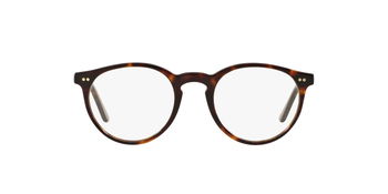 Das Bild zeigt die Korrektionsbrille 2083 von der Marke Polo in Schwarz.