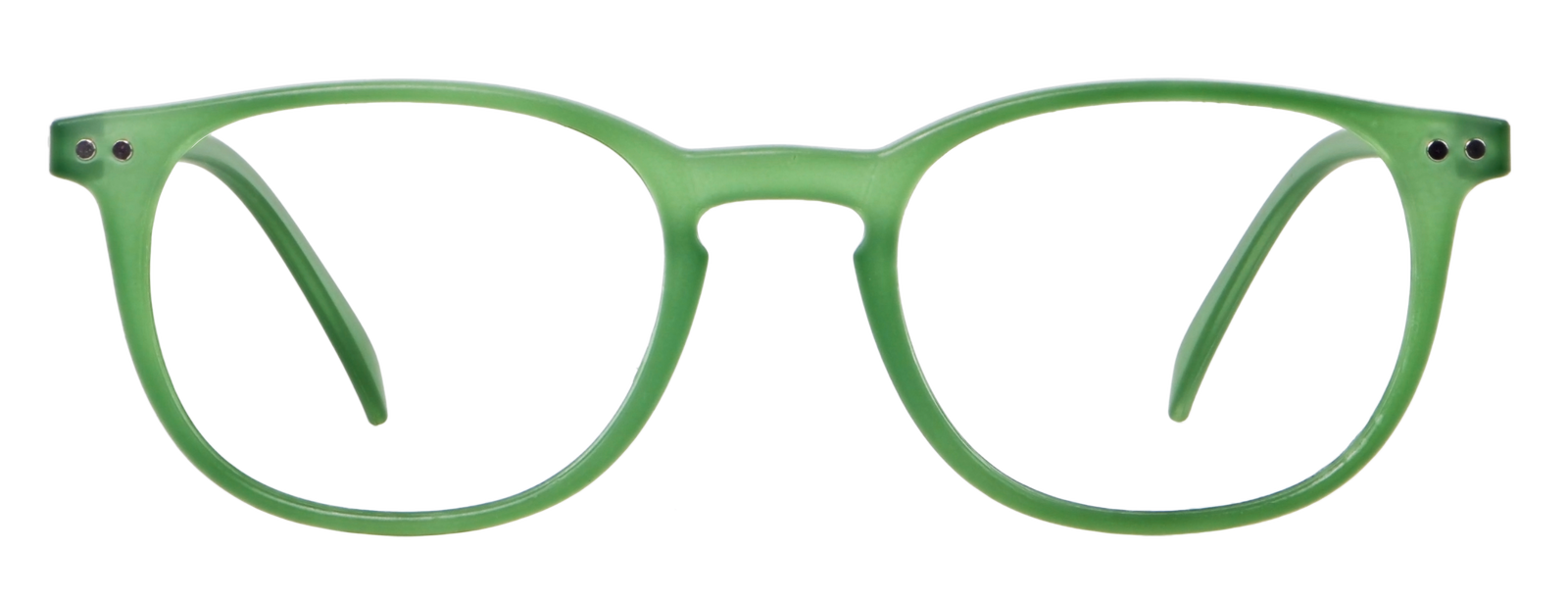 Das Bild zeigt die Fertiglesebrille 04523 von der Marke Abele Optik in dunkelgrün matt.