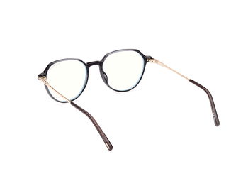 Das Bild zeigt die Korrektionsbrille FT5875-B 020 von der Marke Tom Ford in grau/rose gold.