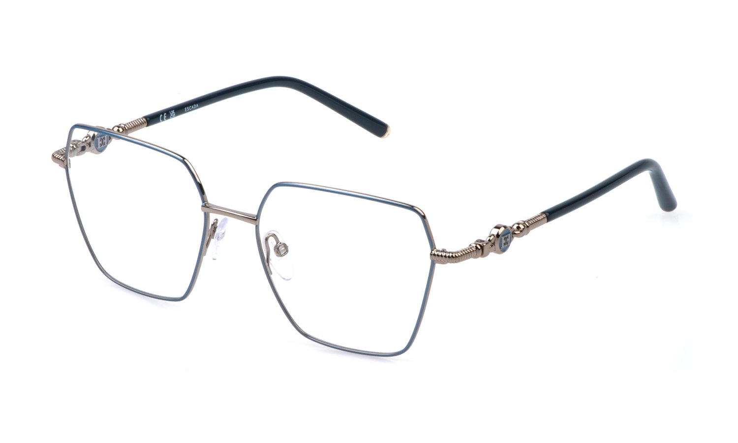 Das Bild zeigt die Korrektionsbrille VESF34 von der Marke Escada.