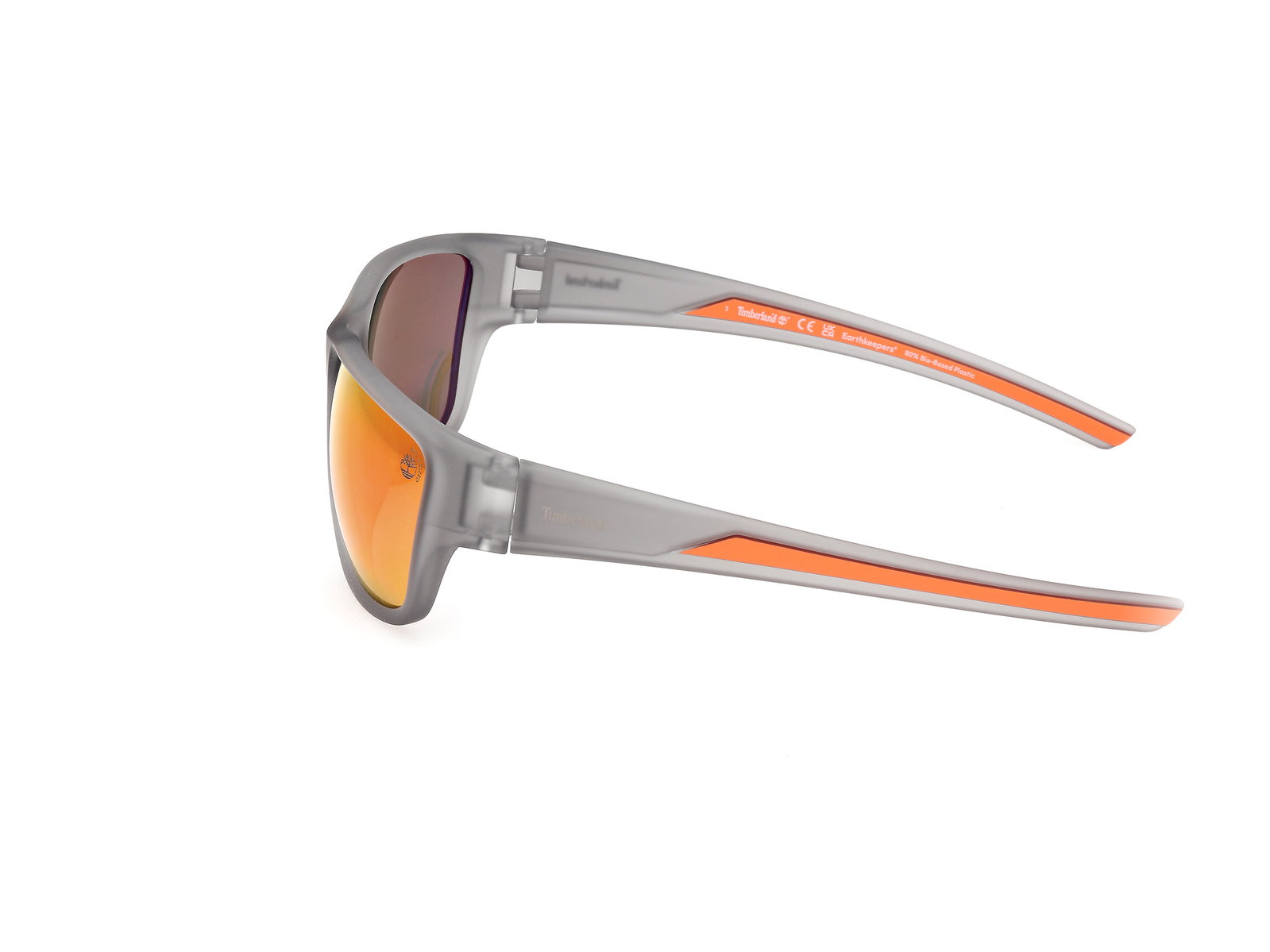 Das Bild zeigt die Sonnenbrille TB00023 20D von der Marke Timberland in Grau.