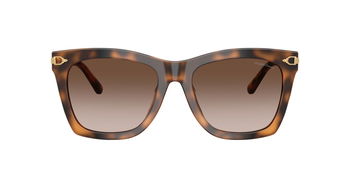 Das Bild zeigt die Ralph Lauren Sonnenbrille RL8235U in Havana von vorne.