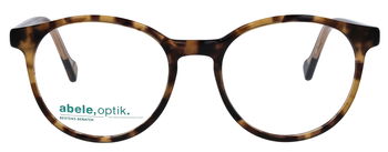Das Bild zeigt die Korrektionsbrille 148851 von der Marke Abele Optik in hellbraun havanna.