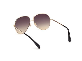 Das Bild zeigt die Sonnenbrille MM0081 32B von der Marke Max Mara in Blassgold.