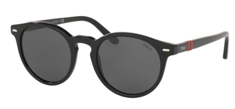 Das Bild zeigt die Sonnenbrille PH4151 500187 von der Marke Polo Ralph Lauren in schwarz.