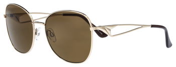 Das Bild zeigt die Sonnenbrille 721101 von der Marke Abele Optik in gold.
