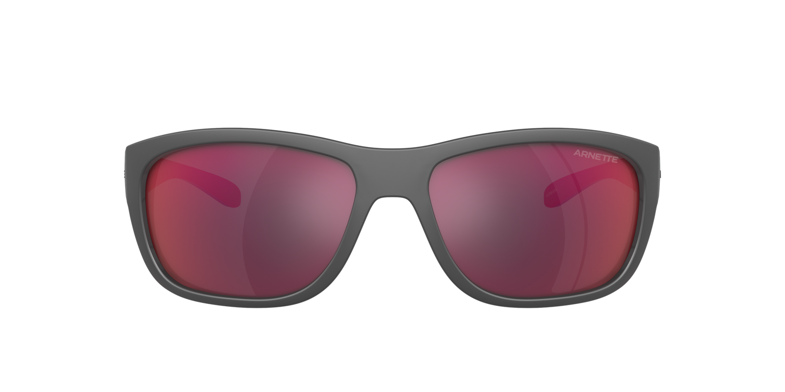 Das Bild zeigt die Sonnenbrille AN4337 28706Q von der Marke Arnette in grau/orange.