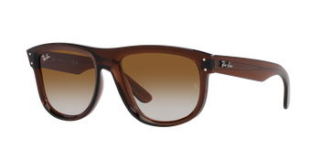 Ray Ban Sonnenbrille Boyfriend Reverse in braun transparent 0RBR0501S 6709CB 