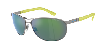 Das Bild zeigt die Sonnenbrille AN3090 745/8N von der Marke Arnette in gunmetal.