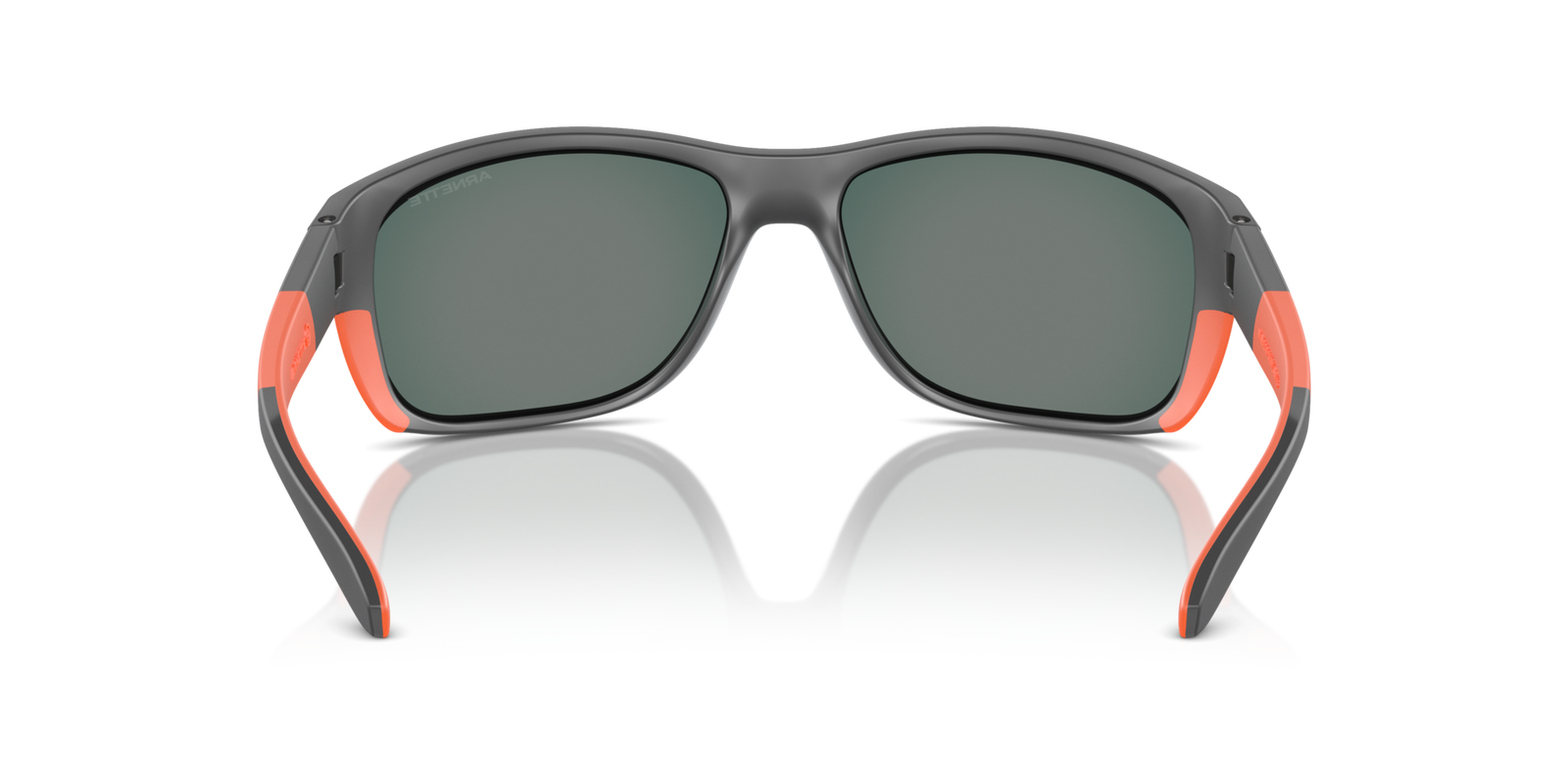 Das Bild zeigt die Sonnenbrille AN4337 28706Q von der Marke Arnette in grau/orange.