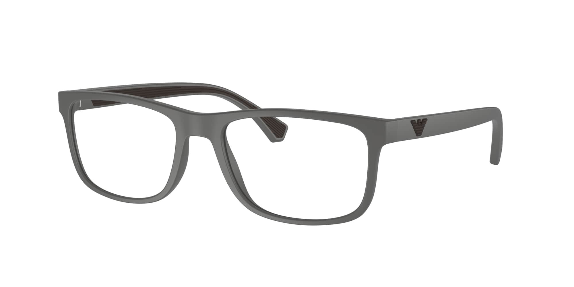 Das Bild zeigt die Korrektionsbrille EA3147 5126 von der Marke Emporio Armani in Grau.