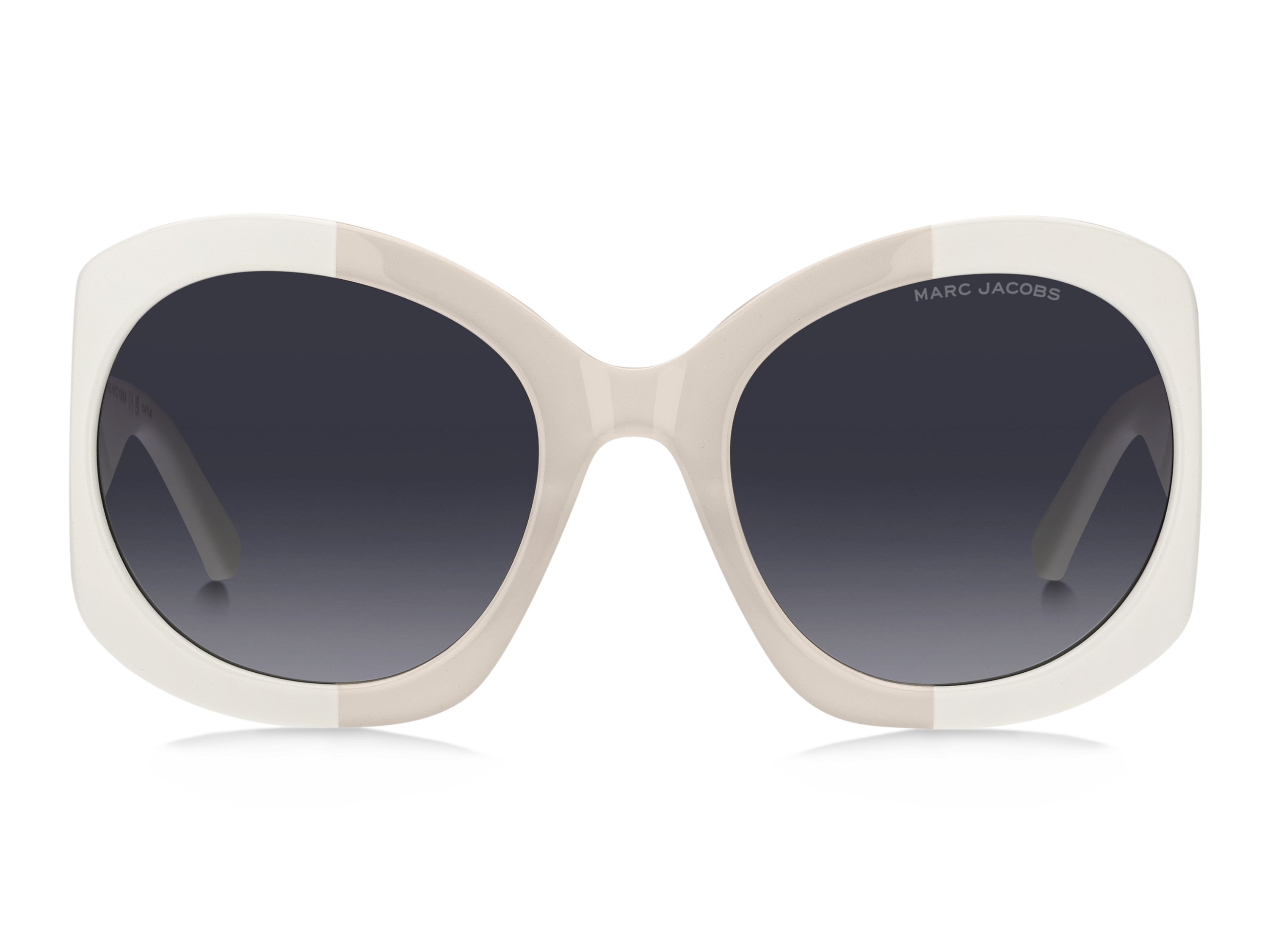 Das Bild zeigt die Sonnenbrille marc_722_s_SZj von Marc Jacobs in weiß-beige.