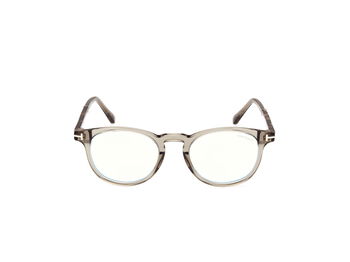 Das Bild zeigt die Korrektionsbrille FT5891-B 095 von der Marke Tom Ford in gold/havanna.