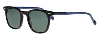 abele optik Sonnenbrille für Herren in havanna/blau 145382 Sun Collection
