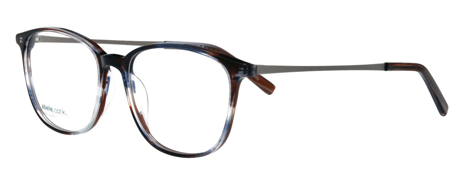 abele optik Brille für Damen braun/blau/transparent gemustert 147331