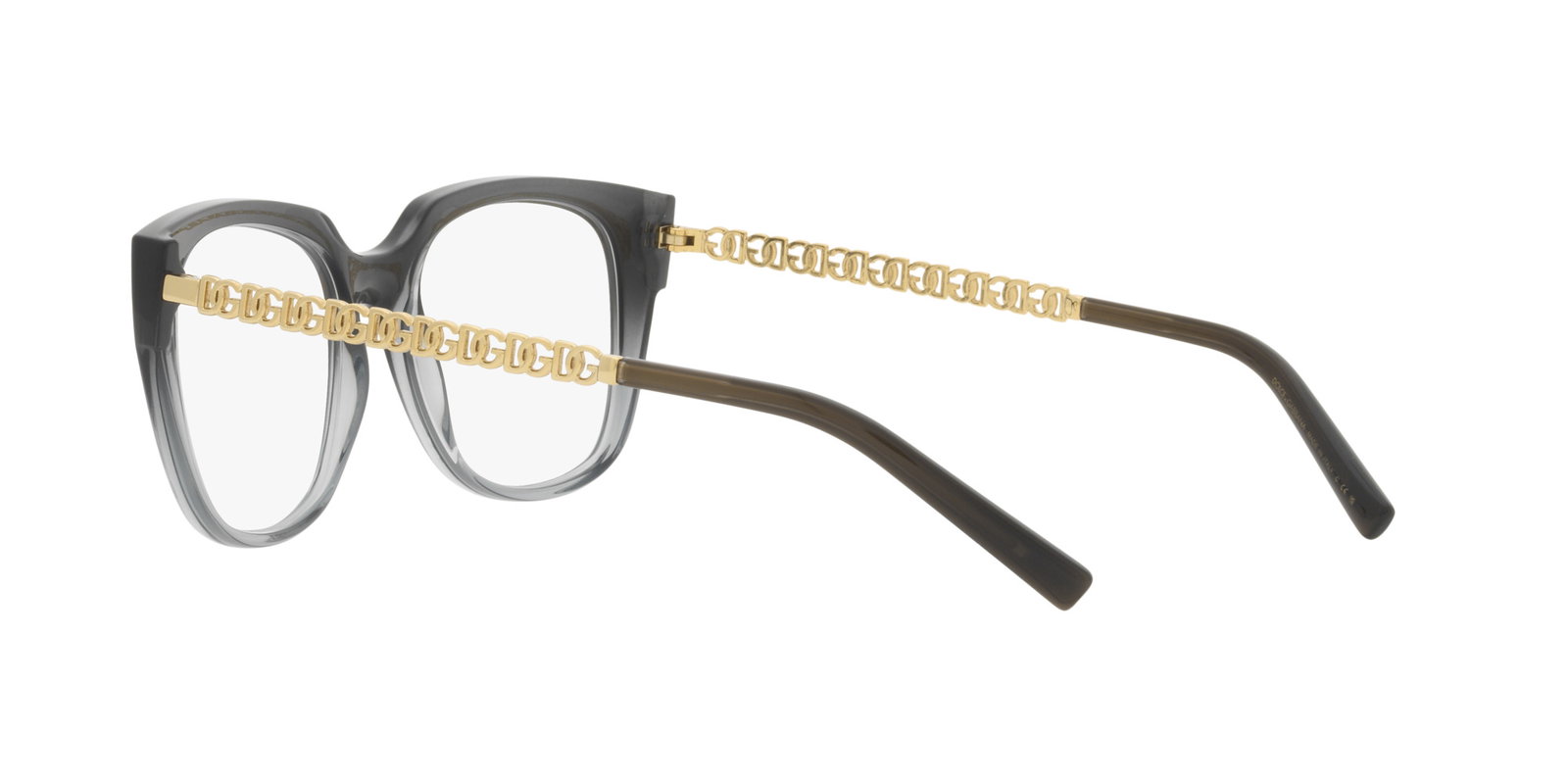 Das Bild zeigt die Korrektionsbrille DG5087 3385 von der Marke D&G in schwarz verlaufend.