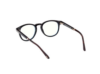 Das Bild zeigt die Korrektionsbrille FT5891-B 005 von der Marke Tom Ford in schwarz.