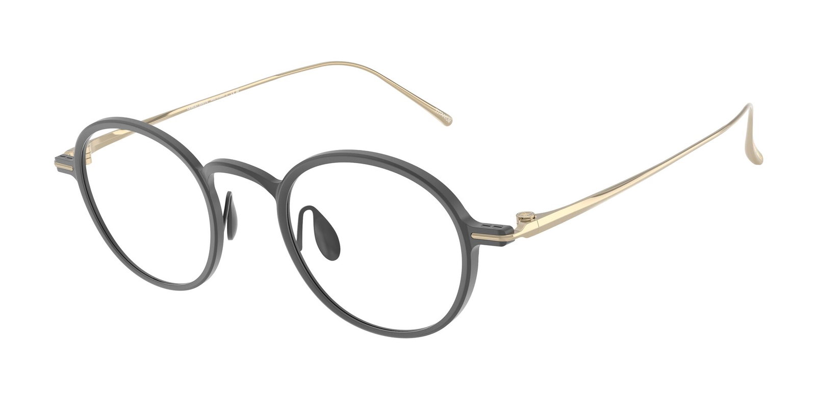 zu sehen ist die Korrektionsbrille von Giorgio Armani in der Farbe Schwarz.