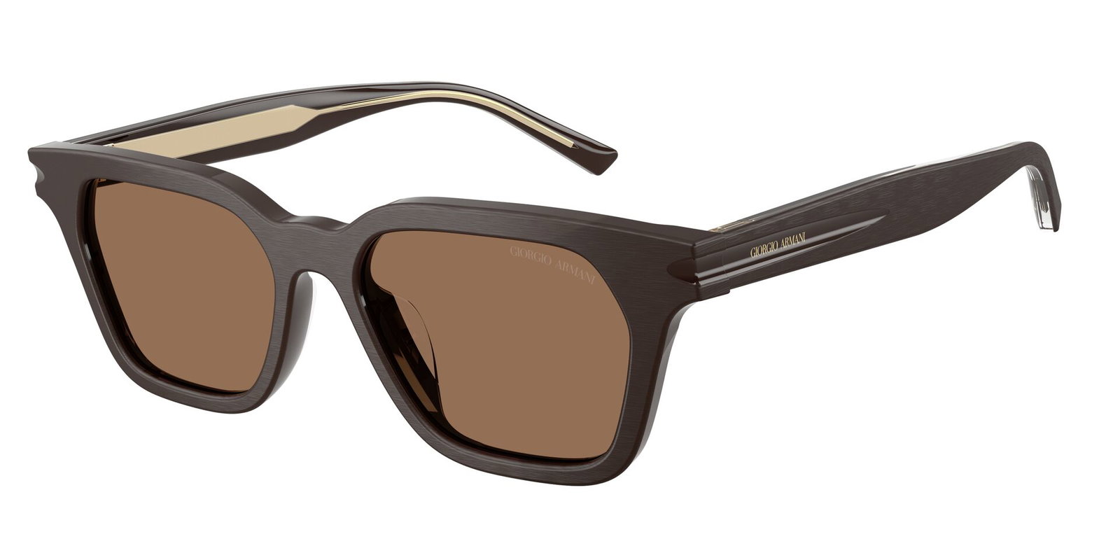 Das Bild zeigt die Giorgio Armani Sonnenbrille AR8251U in Braun