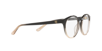 Das Bild zeigt die Ralph Lauren Brille 6221U 6022 direkt von der Seite.