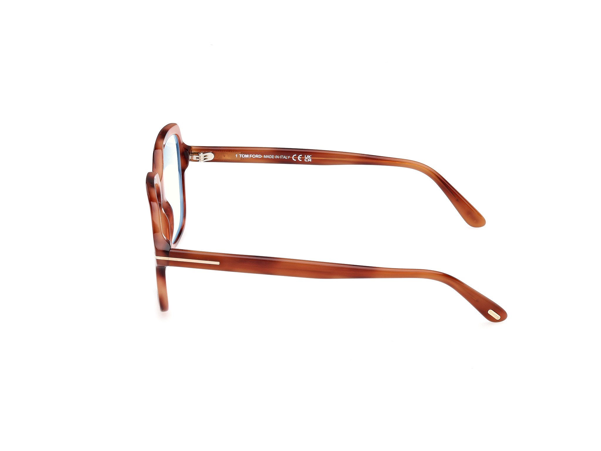 Tom Ford Brille für Damen in Rot Havanna FT5908-B 054