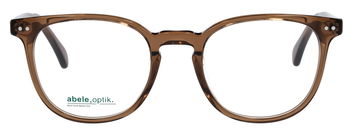 Das Bild zeigt die Korrektionsbrille 148171 von der Marke Abele Optik in braun transparent.