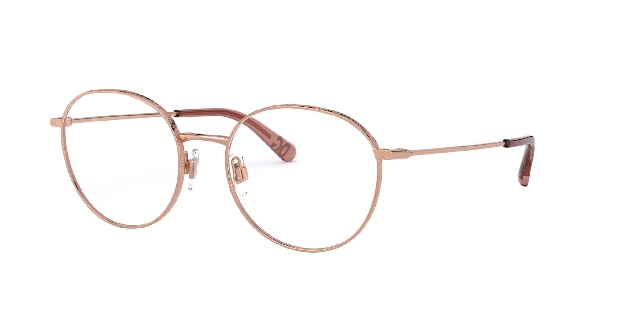Das Bild zeigt die Korrektionsbrille DG1322 1298 von der Marke D&G in rosegold.