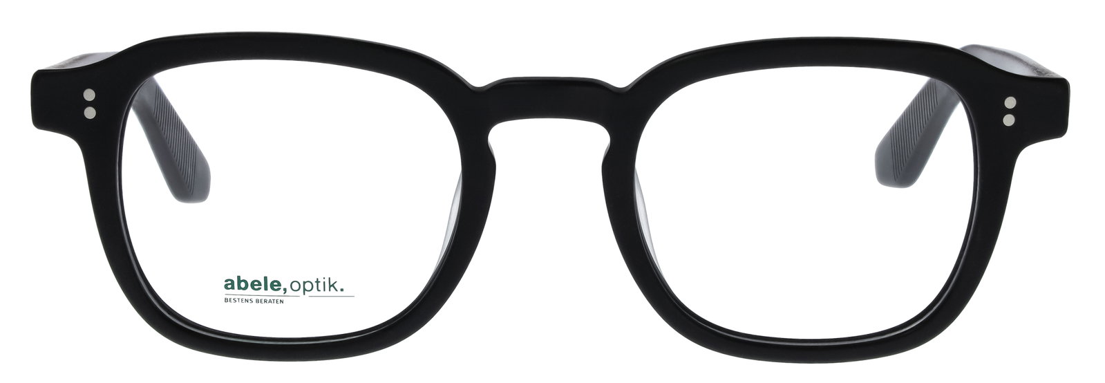 Das Bild zeigt die Brille 149331 von der Marke Abele Optik in schwarz matt.