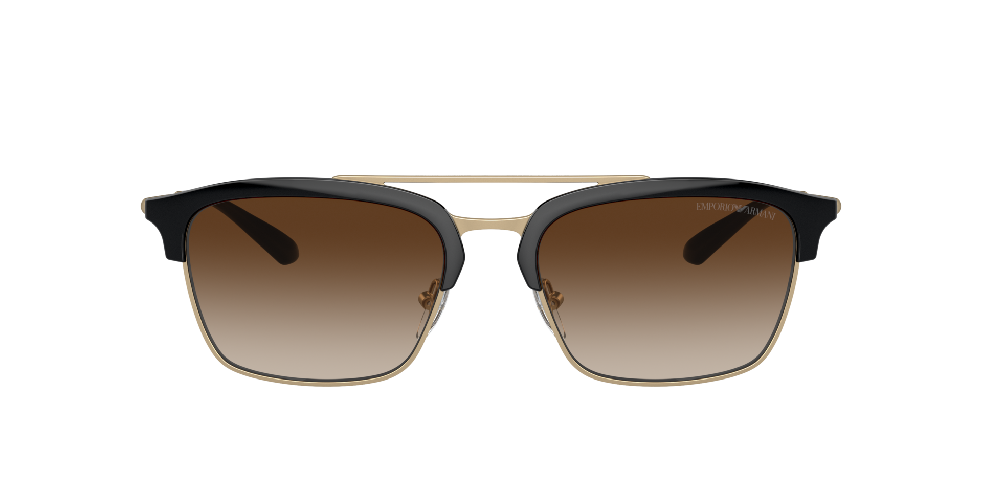 Das Bild zeigt die Sonnenbrille EA4228 300213 von der Marke Emporio Armani in schwarz/gold.