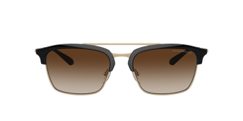 Das Bild zeigt die Sonnenbrille EA4228 300213 von der Marke Emporio Armani in schwarz/gold.