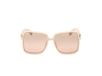 Das Bild zeigt die Sonnenbrille MM0064-H 25G von der Marke Max Mara in Elfenbein.