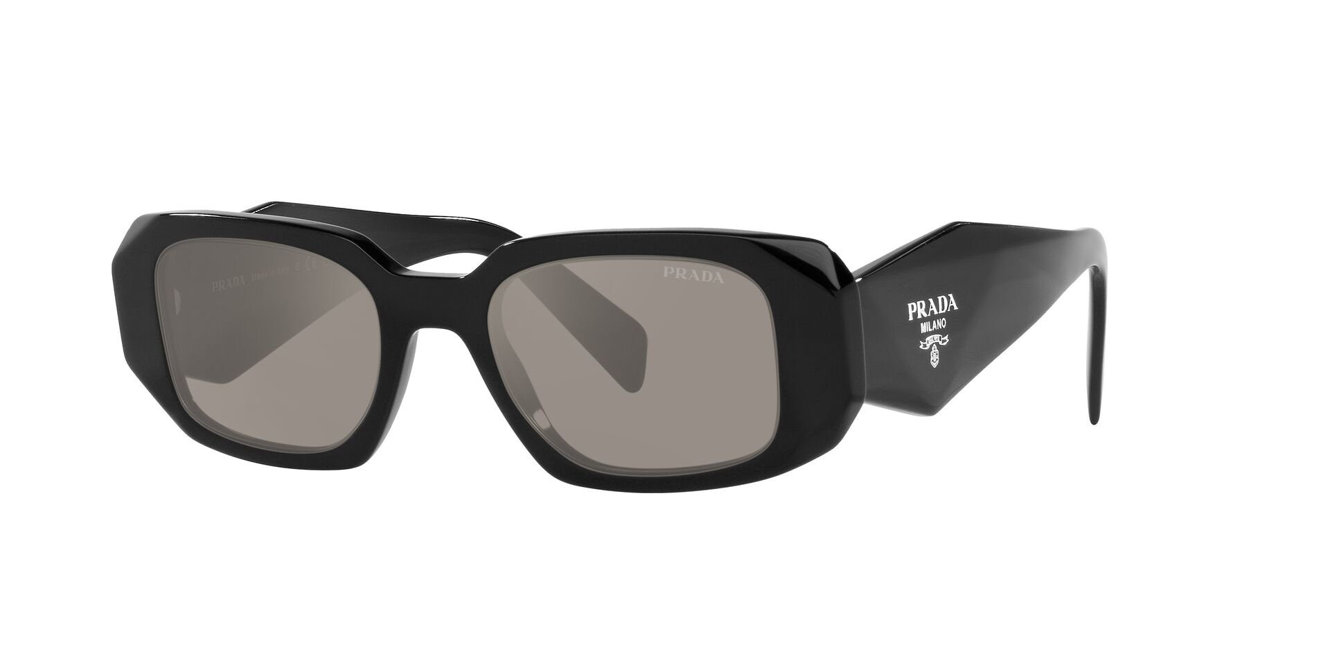Das Bild zeigt die Sonnenbrille 0PR 17WS 1AB07Z  von der Marke Prada in schwarz.