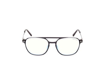 Das Bild zeigt die Korrektionsbrille FT5874-B 020 von der Marke Tom Ford in grau.