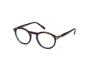 Das Bild zeigt die Brille FT5979-B 052 von der Marke Tom Frod in Dunkel Havanna.