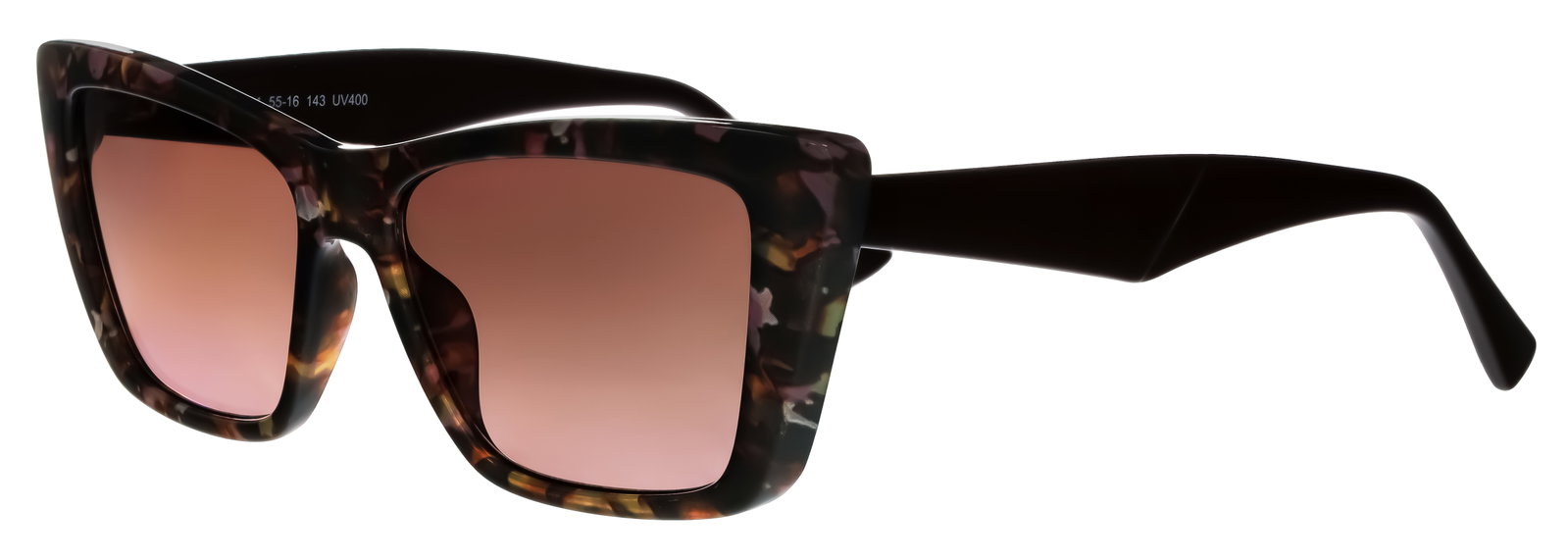 abele optik Sonnenbrille für Damen in braun gemustert 722221